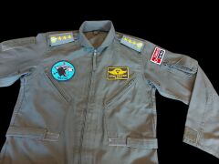 Haki Renk Uçuş Kombinezonu (Tulumu) Unisex Model-5 (52-3/ L Beden) Orjinal Ürün