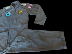 Haki Renk Uçuş Kombinezonu (Tulumu) Unisex Model-5 (52-3/ L Beden) Orjinal Ürün