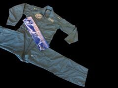 Haki Renk Uçuş Kombinezonu (Tulumu)+Fular Unisex Model-6 (M Beden) Orjinal Ürün