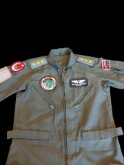 Haki Renk Uçuş Kombinezonu (Tulumu) Unisex Model-7 ( M-L Beden) Orjinal Ürün