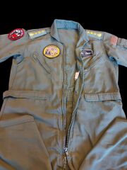 Haki Renk Uçuş Kombinezonu (Tulumu) Unisex Model- 8 (52-3/ L Beden) Orjinal Ürün