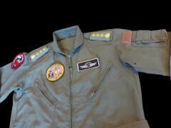 Haki Renk Uçuş Kombinezonu (Tulumu) Unisex Model- 8 (52-3/ L Beden) Orjinal Ürün