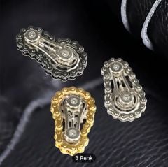 Paslanmaz Çelik Dişli Rulmanlı Mekanik Stres Çarkı Gold Renk