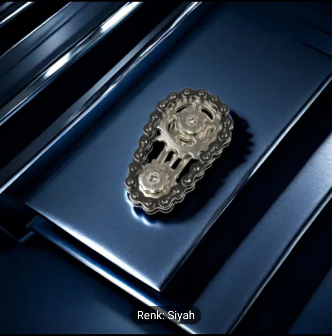 Paslanmaz Çelik Dişli Rulmanlı Mekanik Stres Çarkı Siyah Renk