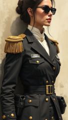 7.5x4 cm. Military Fashion Omuz Apolet (Gold Renk) 1 Adet
