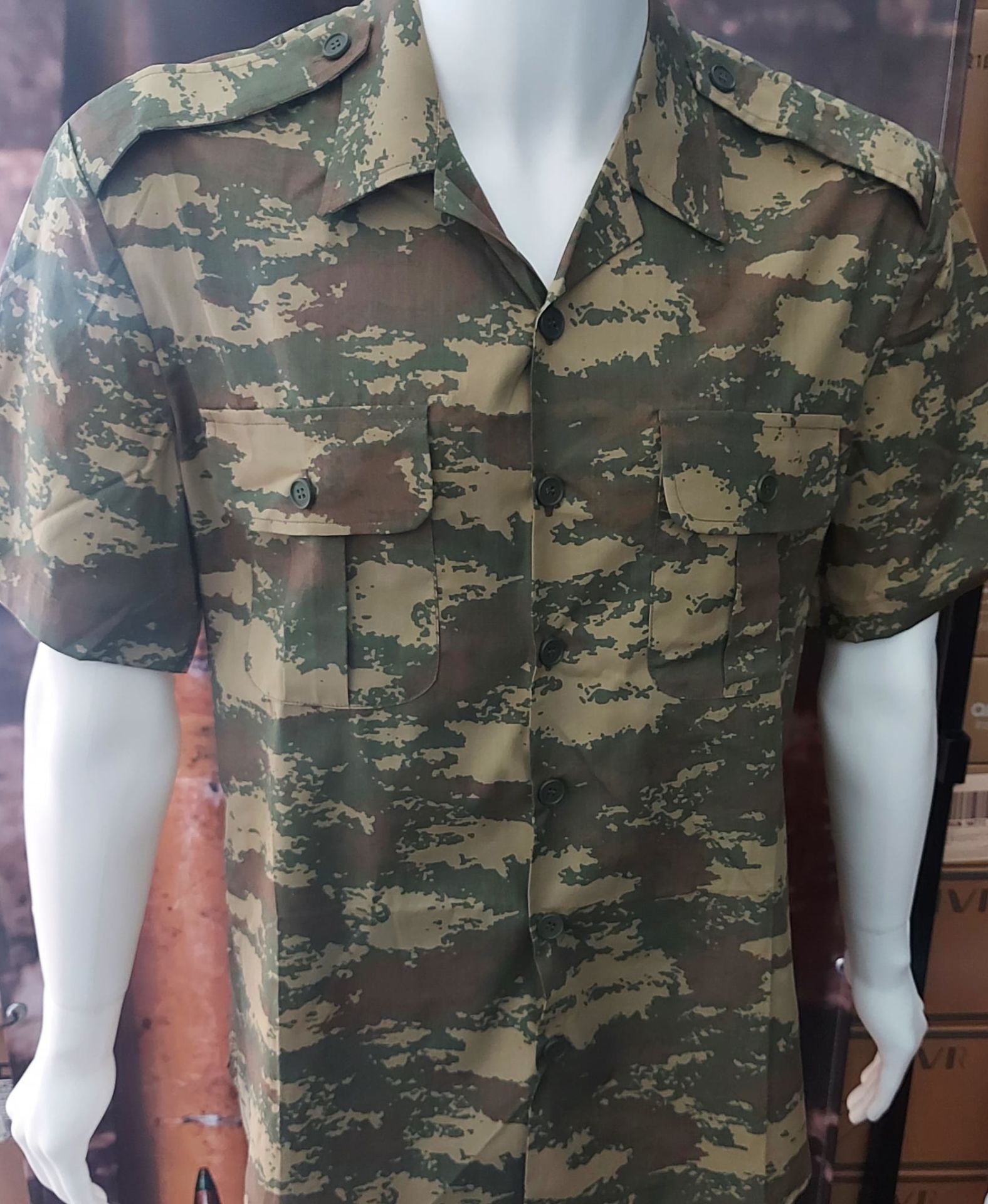 Türk Kara Kuvvetleri Sb. Kamuflaj Yazlık Gömlek Unisex (L Beden) Sıfır Ürün