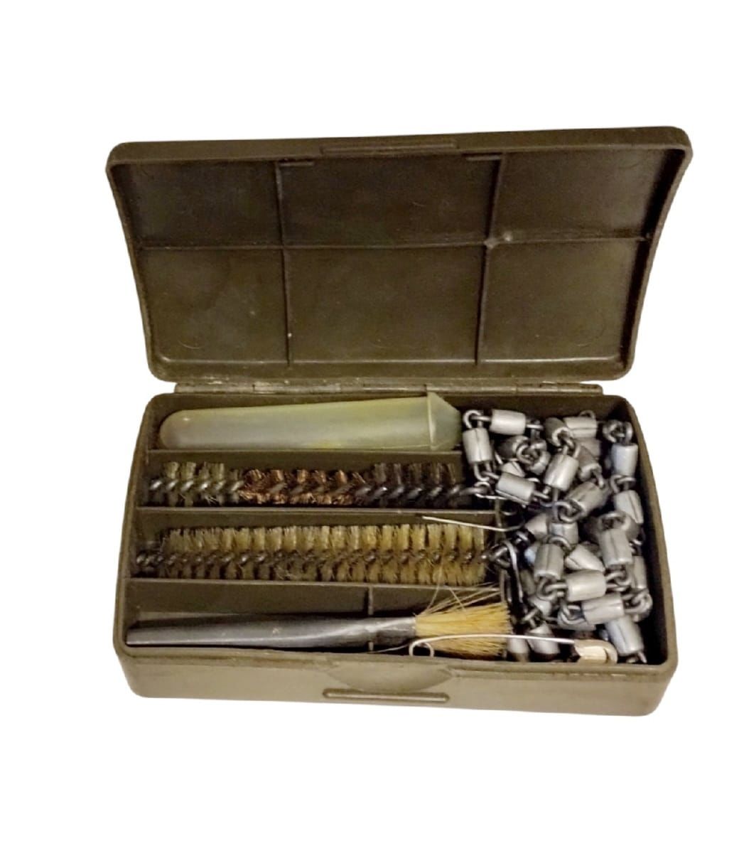 Alman Askeri Mauser 7.62-7.92 Kalibre Tüfek Tabanca Temizleme Kiti