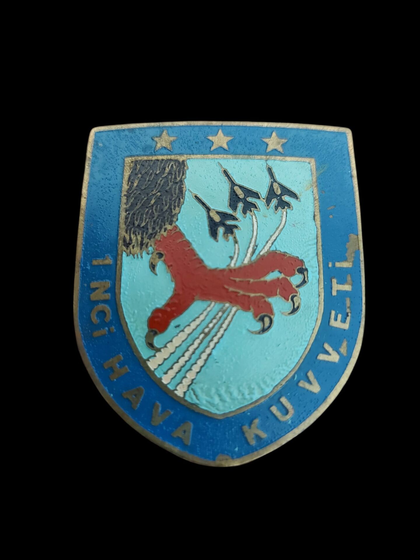 Türk Hava Kuvvetleri 1.Taktik Hava Kuvveti Metal ,İğneli Harici Brove