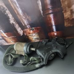 m25a1 US Tankçı Gaz Maskesi Modeli (Ön Cam Mevcut Değil) Hali İle