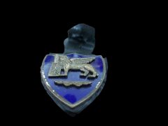 Nato Müttefik Hava Kuvvetleri Güney Avrupa Beyaz Metal ve Emaye Kalkan Brove