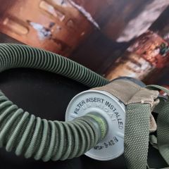 m25a1 US Tankçı Gaz Maskesi Modeli (Ön Cam Mevcut Değil) Hali İle
