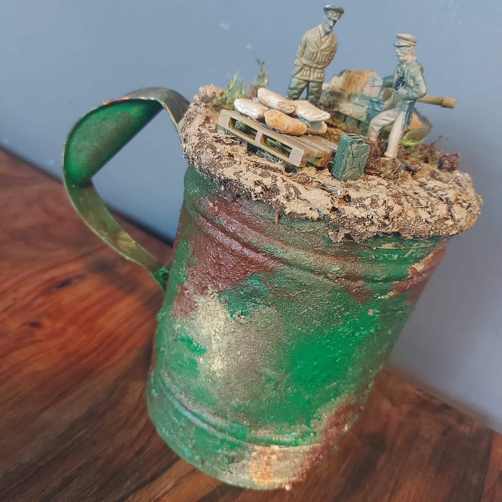 15x15 cm Metal Gövde Dekoratif Çalışma