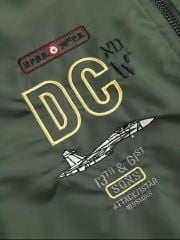 Erkek Dar Kesim Haki Renk Pilot Model Mont (XL Beden)