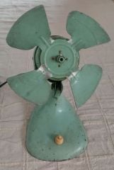 30 cm. Sovyet Üretimi Komple Metal Vantilatör (Çalışır Durumda)
