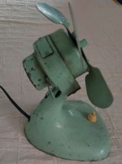 30 cm. Sovyet Üretimi Komple Metal Vantilatör (Çalışır Durumda)