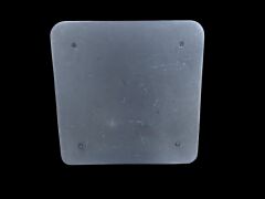 28x28 cm. İngiliz Hermes Baby Daktilo Çalışır Durumda (Orjinal Metal Çantasıyla)