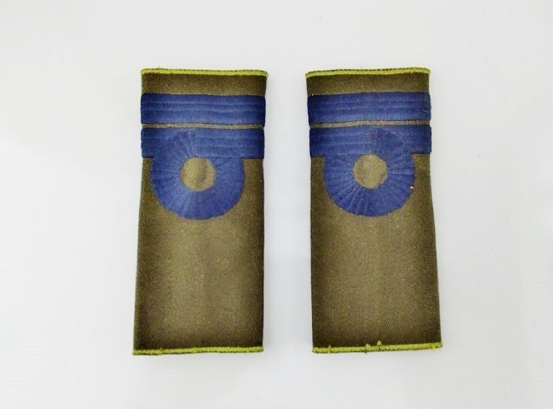 12x5 cm. Deniz Kuvvetleri Yüzbaşı Rütbe (Çift)