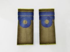 12x5 cm. Deniz Kuvvetleri Yüzbaşı Rütbe (Çift)