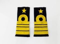 12x5 cm. Deniz Kuvvetleri  Albay Rütbe (Çift)