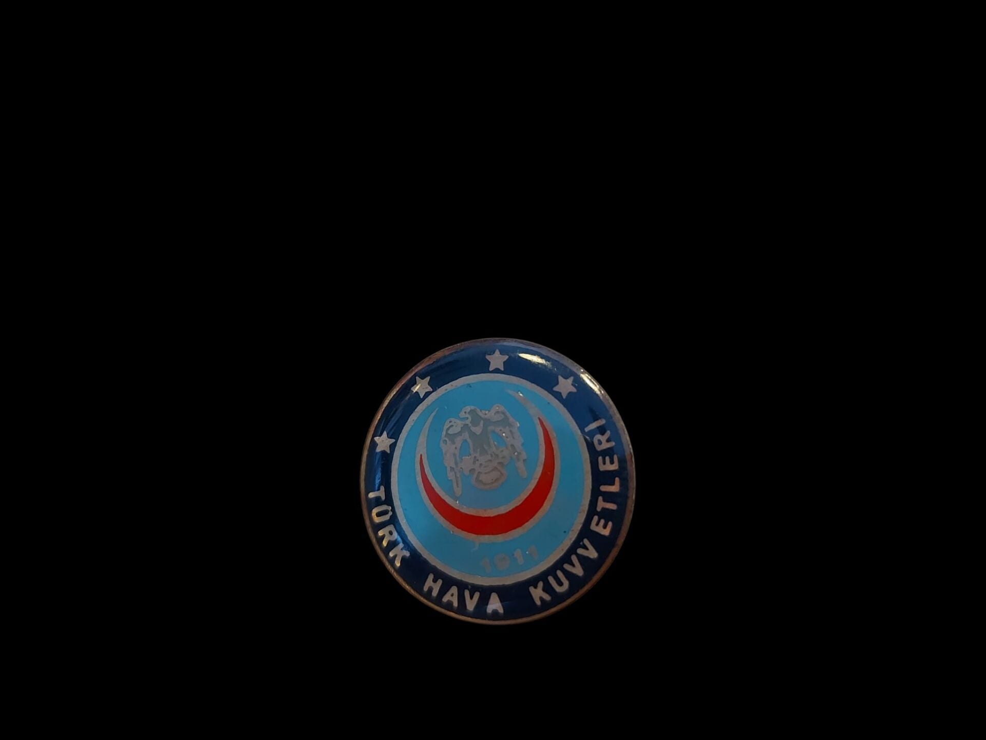 2.5 cm. Çap Türk Hava Kuvvetleri Nadir Rozet Modeli