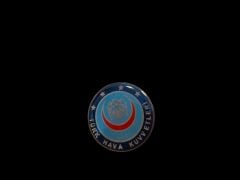 2.5 cm. Çap Türk Hava Kuvvetleri Nadir Rozet Modeli