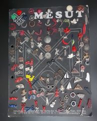 116 Adet Karışık Rozet Lotu