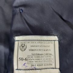 Gök Mavisi Renk Hava Kuvvetleri Yün Tören Kaput (50-6/M-L Beden) (Lütfen Açıklamayı Okuyuz)