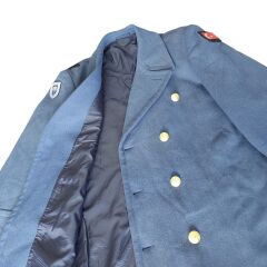 Gök Mavisi Renk Hava Kuvvetleri Yün Tören Kaput (50-6/M-L Beden) (Lütfen Açıklamayı Okuyuz)