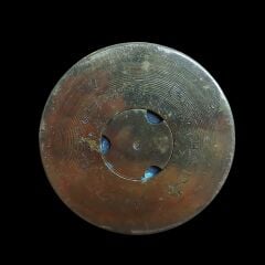 1918 tarihli (Ww1 Dönemi) 90 mm. Sahra Topu Mermi Kovanı Üzerinde Mevzi Sanatı