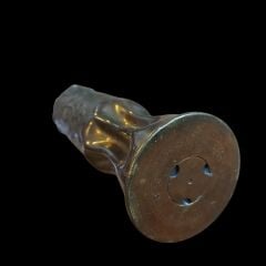 1918 tarihli (Ww1 Dönemi) 90 mm. Sahra Topu Mermi Kovanı Üzerinde Mevzi Sanatı