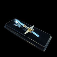 Uçak Motifli Metal Kravat İğnesi (Kutusunda Sıfır Ürün)