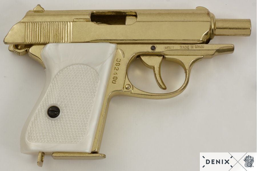 GOLD  YARI OTOMATIK TABANCA, ALMANYA 1931 (II. DÜNYA SAVAŞI) DENIX REPLIKA(DNX5277)
