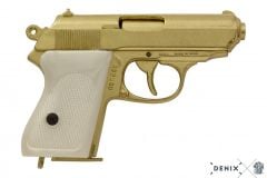 GOLD  YARI OTOMATIK TABANCA, ALMANYA 1931 (II. DÜNYA SAVAŞI) DENIX REPLIKA(DNX5277)