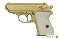 GOLD  YARI OTOMATIK TABANCA, ALMANYA 1931 (II. DÜNYA SAVAŞI) DENIX REPLIKA(DNX5277)