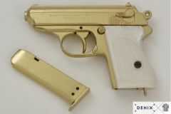 GOLD  YARI OTOMATIK TABANCA, ALMANYA 1931 (II. DÜNYA SAVAŞI) DENIX REPLIKA(DNX5277)