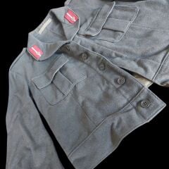 1950'ler Yugoslavya  Halk Ordusu (JNA) Battledress Yün Ceket-2 Unisex (S-M Beden)