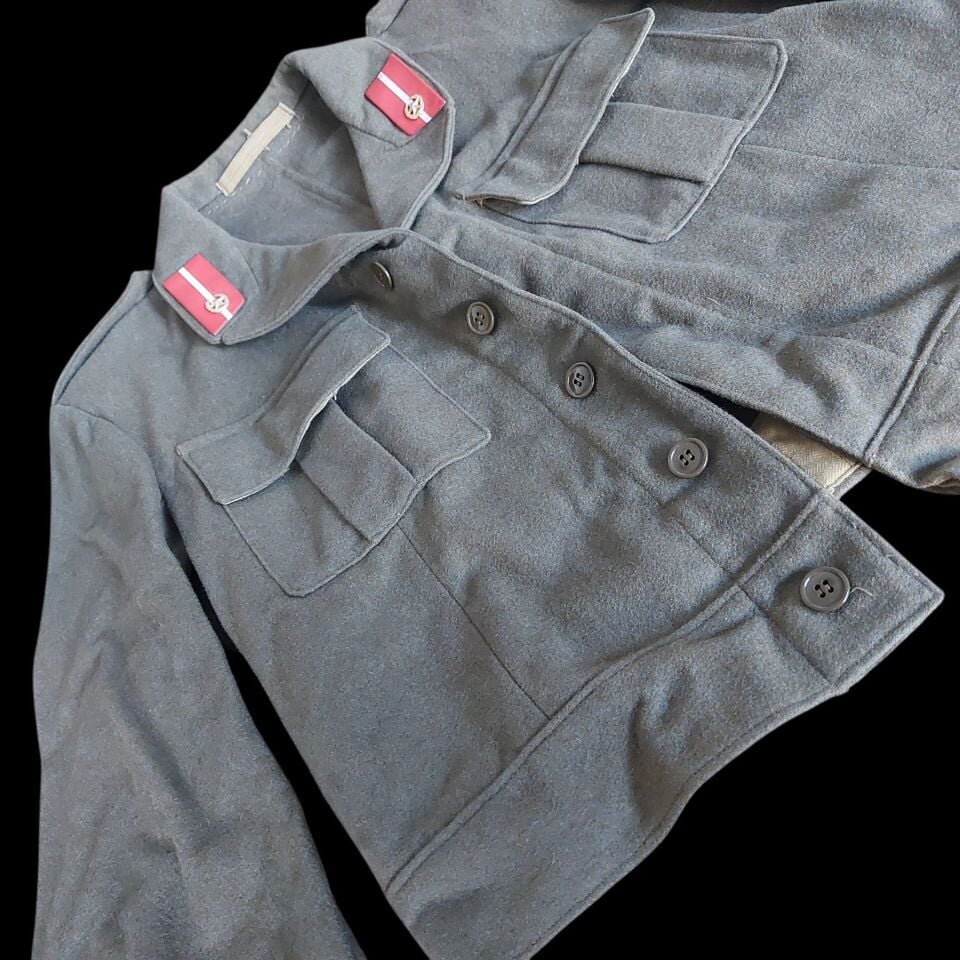 1950'ler Yugoslavya  Halk Ordusu (JNA) Battledress Yün Ceket-2 Unisex (S-M Beden)
