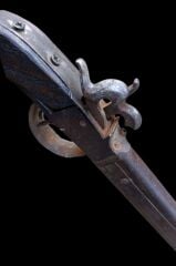 Antika İki Namlulu Ağızdan Dolma Piştov (Kolleksiyon Ürünü)