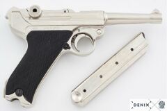 METALİK PARABELLUM LUGER P08 TABANCA, ALMANYA 1898 DENIX REPLIKA(DNX8143)