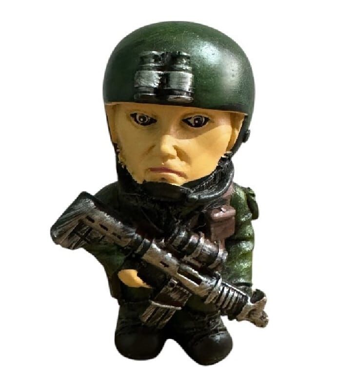 10 cm.Asker Biblo Figür Model-1 (Polyester Malzeme)