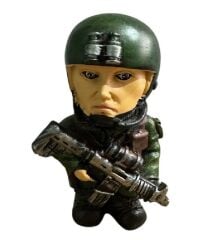 10 cm.Asker Biblo Figür Model-1 (Polyester Malzeme)