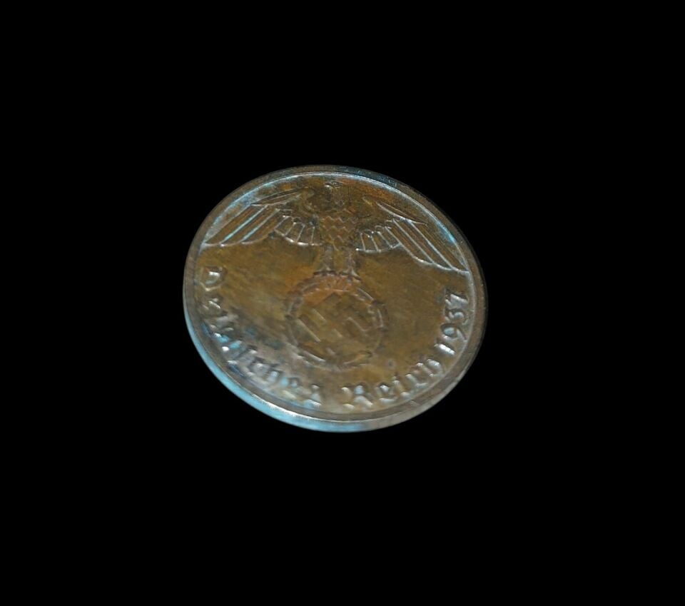 1 Pfennig Almanya 1937 (Orjinal Ürün)
