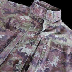 İtalyan Kara Kuvvetleri Vegetato Kamuflaj Ceket  Unisex (50-L Beden)
