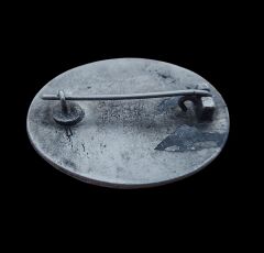 3.5x4 cm. Ww2 Alman Eski Savaşçı Metal Brove (Almanya-İthal Ürün)