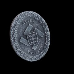 3.5x4 cm. Ww2 Alman Eski Savaşçı Metal Brove (Almanya-İthal Ürün)