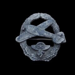 4.5X5 cm. Ww2 Alman Hava Kuvvetleri (Luftwaffe) Metal Pilot Brove (Almanya-İthal Ürün)