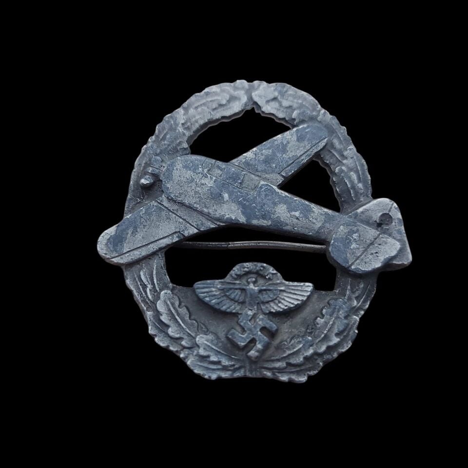 4.5X5 cm. Ww2 Alman Hava Kuvvetleri (Luftwaffe) Metal Pilot Brove (Almanya-İthal Ürün)