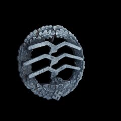 4x4 cm. Ww2 Almanya Hava Kuvvetleri (Luftwaffe) Metal Gece Taaruz Brovesi (Almanya-İthal Ürün)