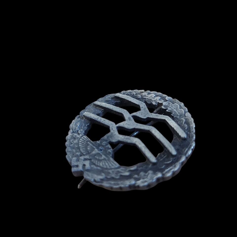 4x4 cm. Ww2 Almanya Hava Kuvvetleri (Luftwaffe) Metal Gece Taaruz Brovesi (Almanya-İthal Ürün)