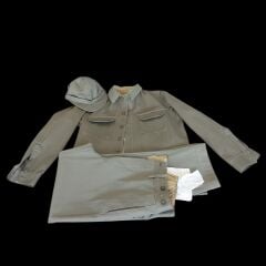 1950'ler Kore Savaşı Türk Askeri Kıyafet (Ceket-Pantalon-Şapka) (48-E/M Beden) Sıfır Ürün